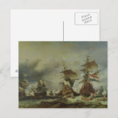 テクセルの戦い、1694年6月29日 ポストカード (正面/裏面)