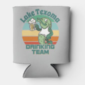 テクソマ湖の飲みカスタマイズチームの任意の湖 缶クーラー (正面)