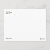 テクターボール ポストカード (裏面)