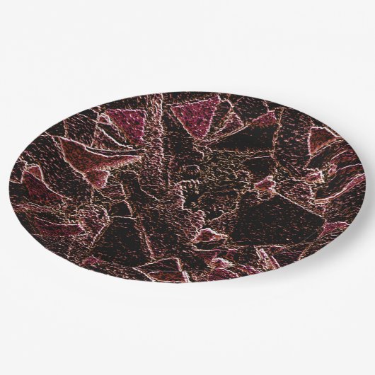 テクチュラエスティロ・ロチャマルロメンタルハダ ペーパープレート (アングル)