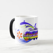 テクニカラーのキャンピングカーの魔法の変形させるマグ モーフィングマグカップ (正面左)