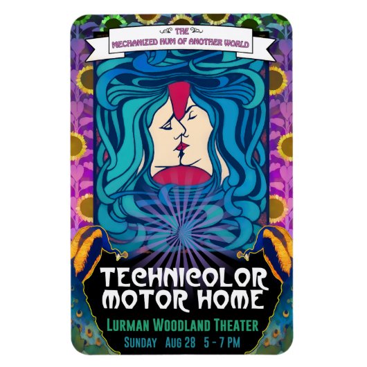 テクニカラーモーターホームウッドランドキス マグネット (縦)