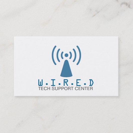 テクニカルサポートのコンピュータ修復ギーク分隊 名刺 (正面)