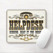 テクニカルサポートのユーモア マウスパッド (マウス)