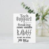 テクニカルサポートの悪質さ ポストカード (スタンド正面)