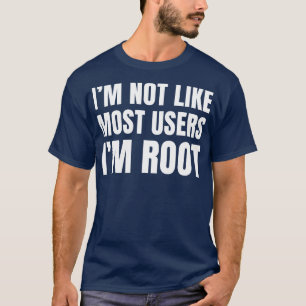 テクニカルサポートITコンピュータおたくおもしろいルートLinux Tシャツ