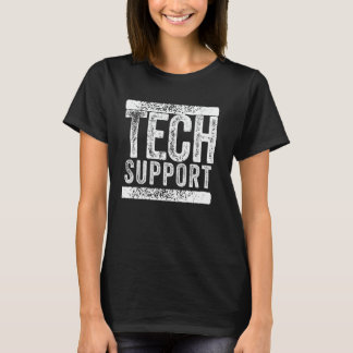 テクニカルサポートTシャツ 面白い ジョーク テックサポート Tシャツ