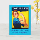 テクニカルスクール卒業、おめでとう カード (黄色い花)