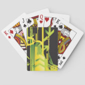 テクニカルハーフトーンの背景4 トランプ (裏面)