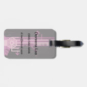 テクニカルハーフトーンパターン ラゲッジタグ (裏面横)