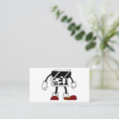 テクニカルヘッド： QRコードカード 名刺 (スタンド正面)