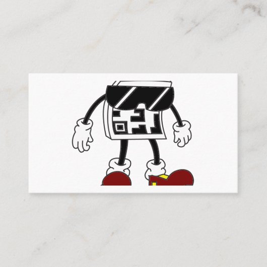 テクニカルヘッド： QRコードカード 名刺 (正面)