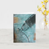 テクニカルペン、Brad Hines、Pastel Notecard カード (黄色い花)