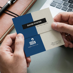 テクニカルライター – シンプルエレガントスタイリッシュ 名刺