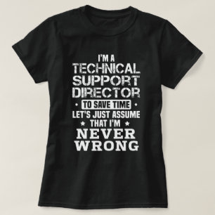 テクニカル・サポート・ディレクター Tシャツ