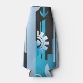 テクニカル・ハーフトーン背景3 ボトルクーラー (正面)