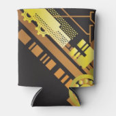 テクニカル・ハーフトーン背景5 缶クーラー (正面)