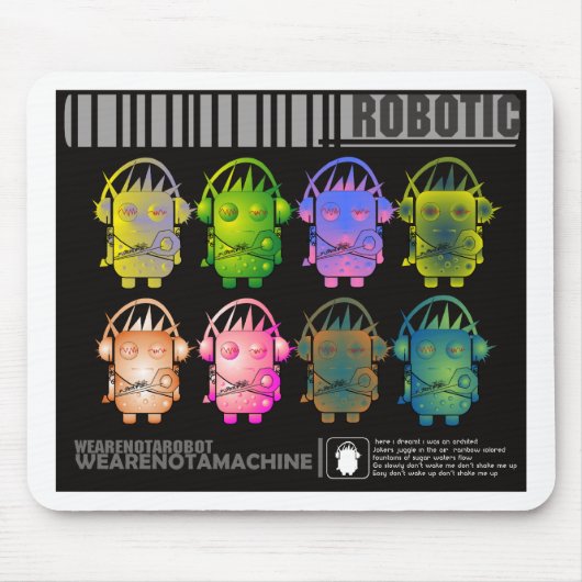 テクノのロボットII マウスパッド (正面)