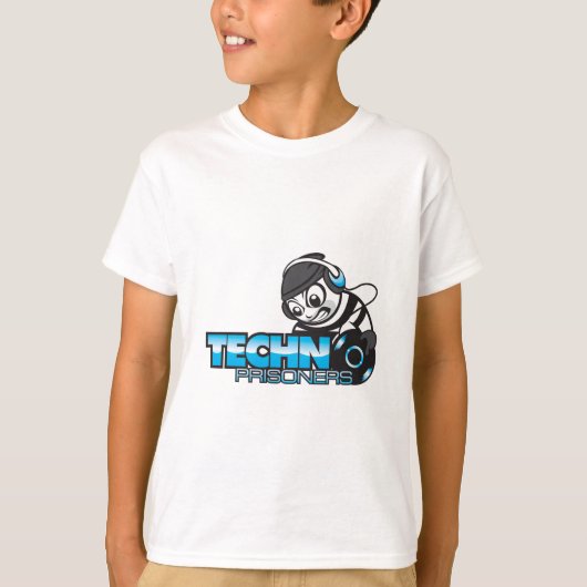 テクノの囚人! 子供のTシャツ Tシャツ (正面)