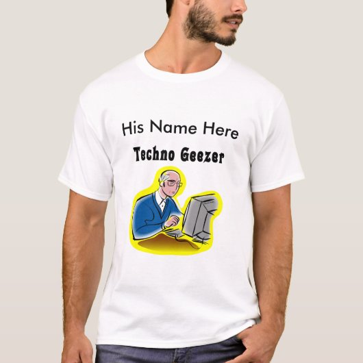 テクノの変わり者 Tシャツ (正面)