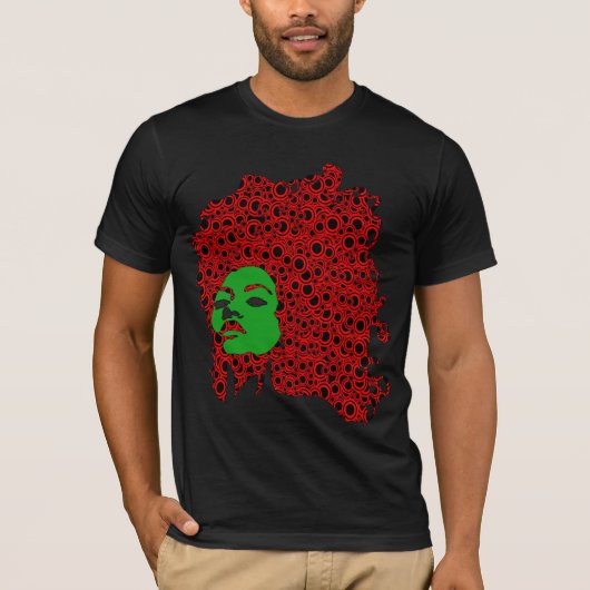 テクノの女の子 Tシャツ (正面)