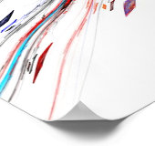 テクノの色 – ポスター (角)