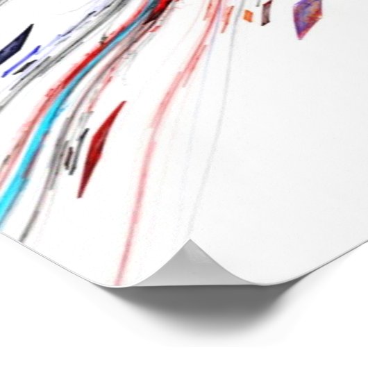 テクノの色 – ポスター (角)