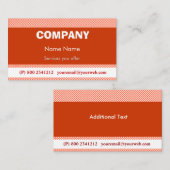 テクノはレトロをぽんと鳴らします 名刺 (正面/裏面)