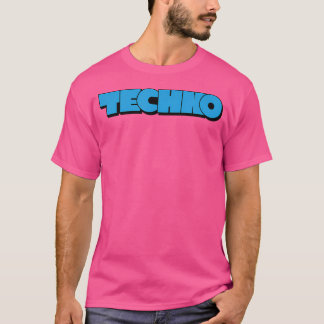 テクノエレクトロミュージックテクノレイヴハウストランスパート Tシャツ