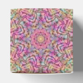 テクノカラーヴィンテージフラクタル万華鏡のように千変万化するパターン フェイバーボックス (上部)