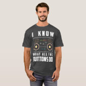 テクノシャツDJシャ男性へツガキ Tシャツ (正面フル)