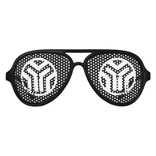 テクノストリートウェア – ロゴ – サングラス (正面)