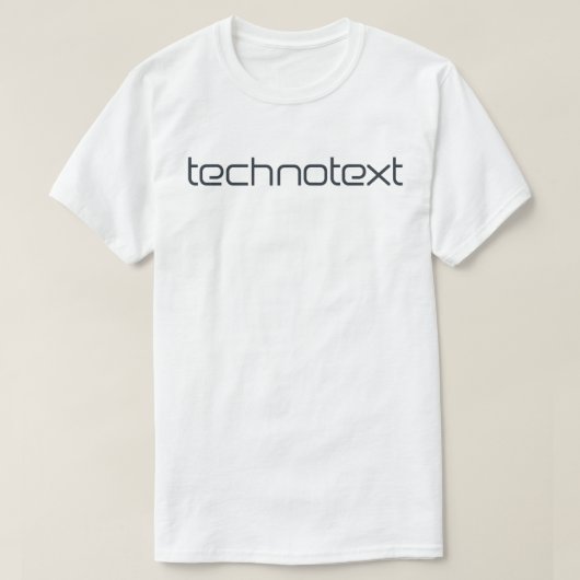 テクノテキストテクノ文字Tシャツ Tシャツ (デザイン正面)