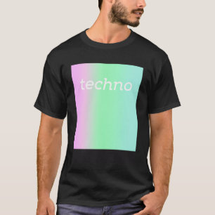 テクノトリップ(幻覚体験)のようなEDMエレクトロニック・ダンス・ミュージック Tシャツ