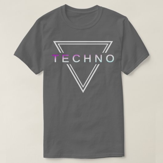 テクノハウスパーティーEDMフェスティバルゴアエレクトロレイブ8 Tシャツ (デザイン正面)