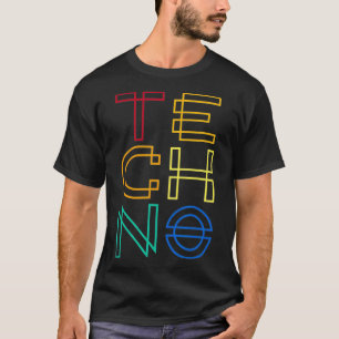 テクノハウスミュージックEDMトランスDJシャツ Tシャツ