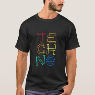 テクノハウスミュージックEdm Trance Dj Tシャツ