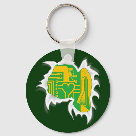 テクノハート キーホルダー (正面)