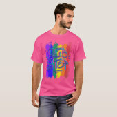 テクノハードコアガバートランスサタンフレンチコードル Tシャツ (正面フル)