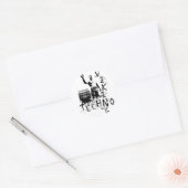 テクノバイキング ラウンドシール (封筒)