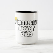 テクノブレードは死なない ツートーンマグカップ (中央)