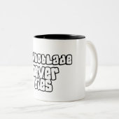 テクノブレードは死なない ツートーンマグカップ (正面右)