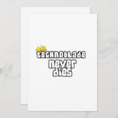 テクノブレードは死なない 招待状 (正面/裏面)