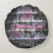 テクノブーケラウンドピロー ラウンドクッション (裏面)