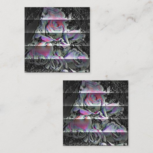 テクノブーケ スクエア名刺 (正面/裏面)