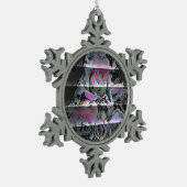 テクノブーケ スノーフレークピューターオーナメント (左)