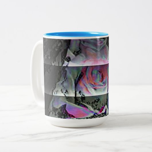 テクノブーケ ツートーンマグカップ (正面左)