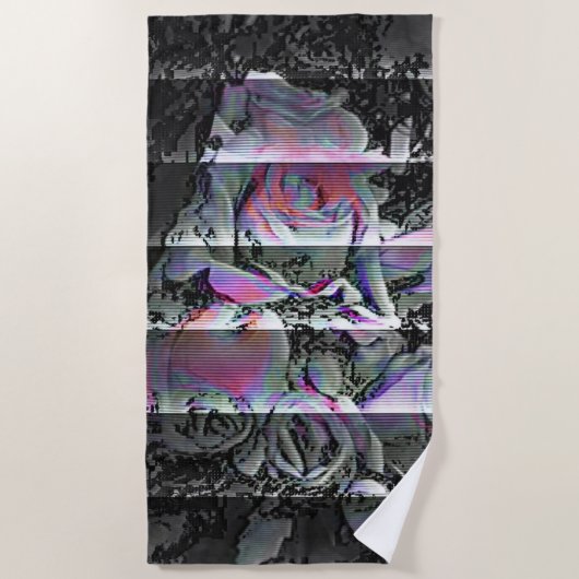 テクノブーケ ビーチタオル (正面)