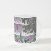 テクノブーケ フロストグラスマグカップ (正面右)