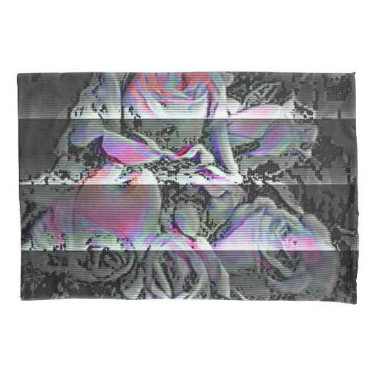 テクノブーケ 枕カバー (正面左)